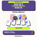 Pack de 5 supuestos prácticos resueltos de Procesos Comerciales en Comunitat Valenciana. Incluye manual específico. PDF de Opotemario.