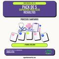 Pack de 5 supuestos prácticos resueltos de Procesos Sanitarios en Andalucía. Incluye manual específico. PDF de Opotemario.