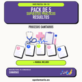 Pack de 5 supuestos prácticos resueltos de Procesos Sanitarios en Canarias. Incluye manual específico. PDF de Opotemario.
