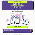 Pack de 5 supuestos prácticos resueltos de Procesos Sanitarios en Comunitat Valenciana. Incluye manual específico. PDF de Opotemario.