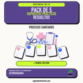 Pack de 5 supuestos prácticos resueltos de Procesos Sanitarios en Extremadura. Incluye manual específico. PDF de Opotemario.