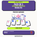 Pack de 5 supuestos prácticos resueltos de Procesos Sanitarios en Murcia. Incluye manual específico. PDF de Opotemario.