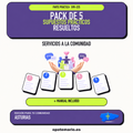 Pack de 5 supuestos prácticos resueltos de Servicios a la Comunidad en Asturias. Incluye manual específico.