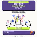 Pack de 5 supuestos prácticos resueltos de Servicios a la Comunidad en Cataluña. Incluye manual específico.