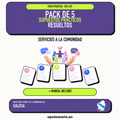 Pack de 5 supuestos prácticos resueltos de Servicios a la Comunidad en Galicia. Incluye manual específico.