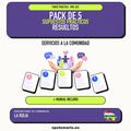 Pack de 5 supuestos prácticos resueltos de Servicios a la Comunidad en La Rioja. Incluye manual específico.