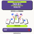 Pack de 5 supuestos prácticos resueltos de Servicios a la Comunidad en Madrid. Incluye manual específico. PDF de Opotemario.