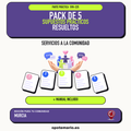 Pack de 5 supuestos prácticos resueltos de Servicios a la Comunidad en Murcia. Incluye manual específico. PDF de Opotemario.