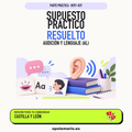 Supuestos prácticos resueltos de Audición y Lenguaje (AL) en Castilla y León. PDF de Opotemario.