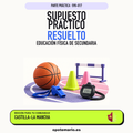 Supuestos prácticos resueltos de Educación Física de Secundaria en Castilla-La Mancha. PDF de Opotemario.