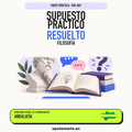 Supuestos prácticos resueltos de Filosofía en Andalucía. PDF de Opotemario.