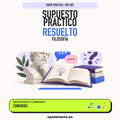 Supuestos prácticos resueltos de Filosofía en Canarias. PDF de Opotemario.