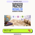 Supuestos prácticos resueltos de Geografía e Historia en Castilla y León. PDF de Opotemario.