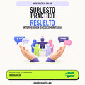 Supuestos prácticos resueltos de Intervención Sociocomunitaria en Andalucía. PDF de Opotemario.
