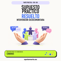 Supuestos prácticos resueltos de Intervención Sociocomunitaria en Canarias. PDF de Opotemario.