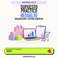 Supuestos prácticos resueltos de Organización y Gestión Comercial en Madrid. PDF de Opotemario.