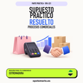 Supuestos prácticos resueltos de Procesos Comerciales en Extremadura. PDF de Opotemario.