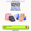Supuestos prácticos resueltos de Procesos Comerciales en Murcia. PDF de Opotemario.