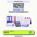 Supuestos prácticos resueltos de Procesos de Gestión Administrativa en Andalucía. PDF de Opotemario.