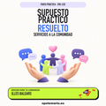 Supuesto práctico resuelto de Servicios a la Comunidad en Illes Balears. PDF de Opotemario.