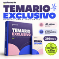 Temario exclusivo para oposiciones docentes. Solo para ti: no se vende a nadie más. Aproximadamente 25 páginas por tema y resumen de 3.000 palabras por tema.