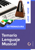 Temario de oposiciones de Lenguaje Musical en Extremadura 2026-2027