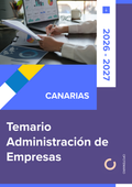 Temario de oposiciones de Administración de Empresas en Canarias 2026-2027