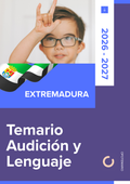 Temario de oposiciones de Audición y Lenguaje (AL) en Extremadura 2026-2027