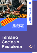 Temario de oposiciones de Cocina y Pastelería en la Comunitat Valenciana 2026-2027