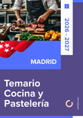 Temario de oposiciones de Cocina y Pastelería en Madrid 2026-2027