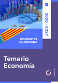 Temario de oposiciones de Economía en la Comunitat Valenciana 2026-2027