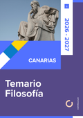 Temario de oposiciones de Filosofía en Canarias 2026-2027
