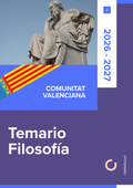 Temario de oposiciones de Filosofía en la Comunitat Valenciana 2026-2027