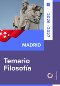 Temario de oposiciones de Filosofía en Madrid 2026-2027
