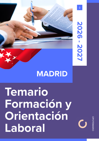 Temario de oposiciones de Formación y Orientación Laboral (FOL) en Madrid 2026-2027