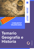 Temario de oposiciones de Geografía e Historia en la Comunitat Valenciana 2026-2027
