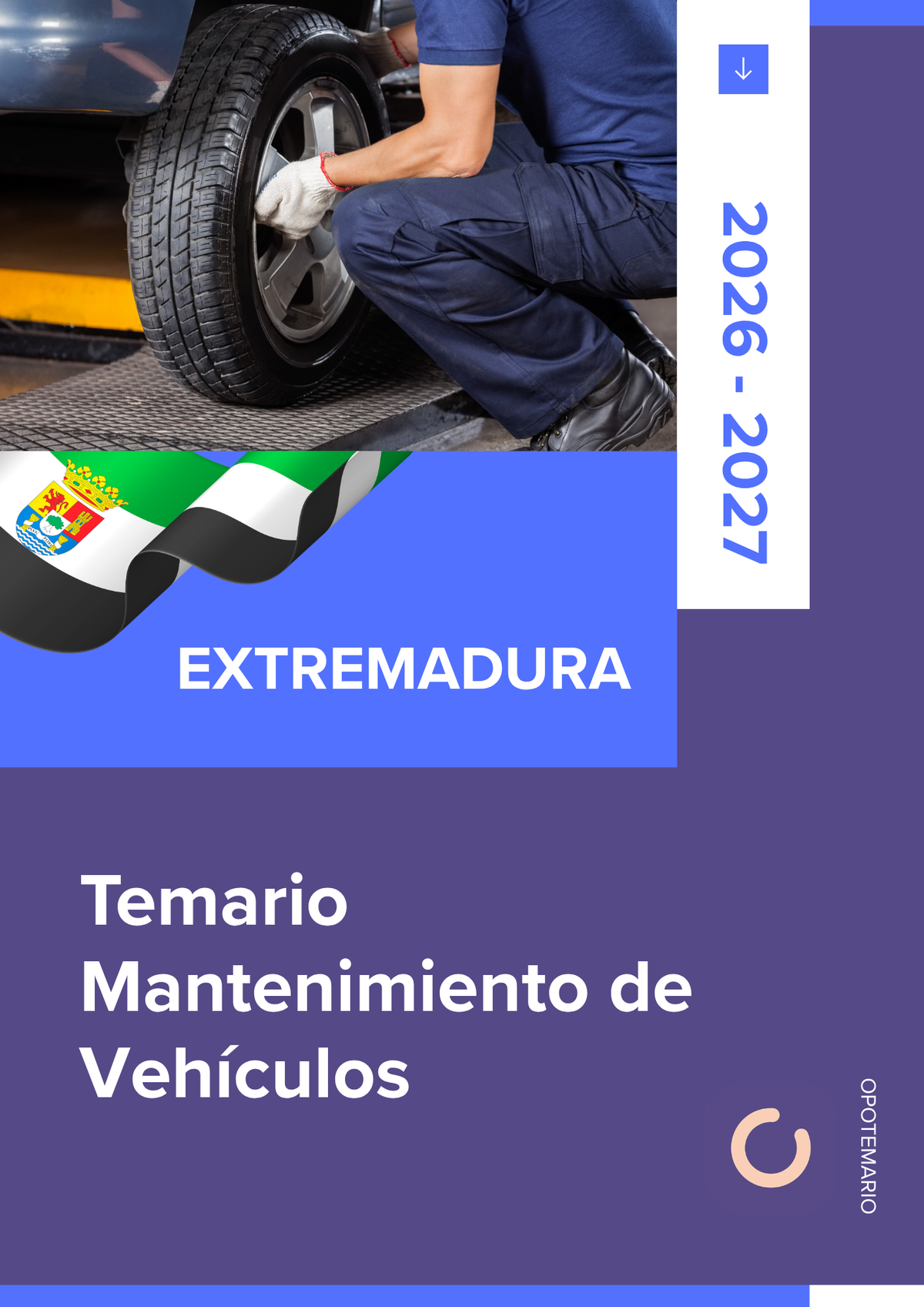 Temario de oposiciones de Mantenimiento de Vehículos en Extremadura 2026-2027