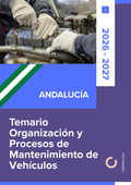 Temario de oposiciones de Organización y Procesos de Mantenimiento de Vehículos en Andalucía 2026-2027