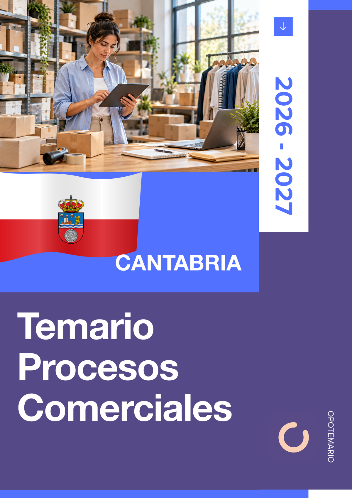 Temario de oposiciones de Procesos Comerciales en Cantabria 2026-2027