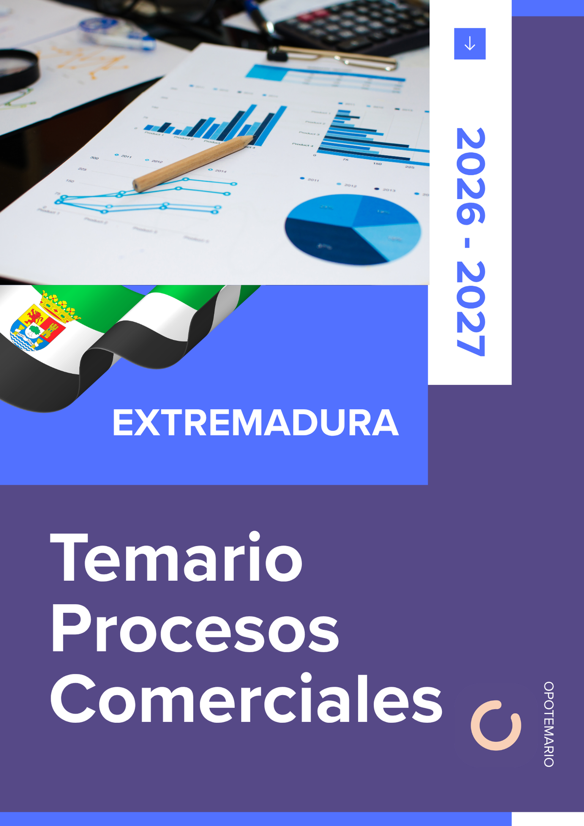 Temario de oposiciones de Procesos Comerciales en Extremadura 2026-2027